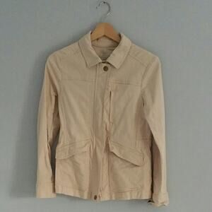 Ann Taylor LOFT Cream Jacket Size XS Petite